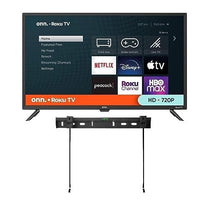 ONN 24-Inch Class HD 720p Smart TV + Free Wall Mount with Wi-Fi Connectivity and Mobile App | Flat Screen TV | Compatible with Home Kit | Alexa and Google Assistant (Renewed)