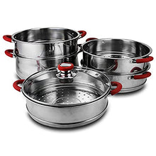 Steamer Pot Soup Pot Hot Pot Anti-Scalding Double Bottom Thickened Stainless Steel Super Large Steamer Cookware Pot Steamer Set/34Cm (Size : 30cm)