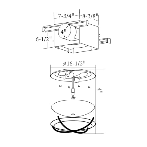 Good Housekeeping Kingsley (81032) 90 CFM 2.5 Sones Decorative Bathroom Ventilation Exhaust Fan with Light in Satin Brass