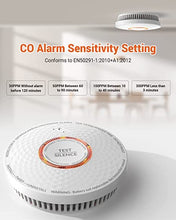 Jemay Smoke and Carbon Monoxide Detector, 10 Year Battery Operated Smoke Detector Carbon Monoxide Detector Combo, Dual Sensor Smoke CO Alarm with LED Indicator and Silence Function, AW183-A, 5 Packs