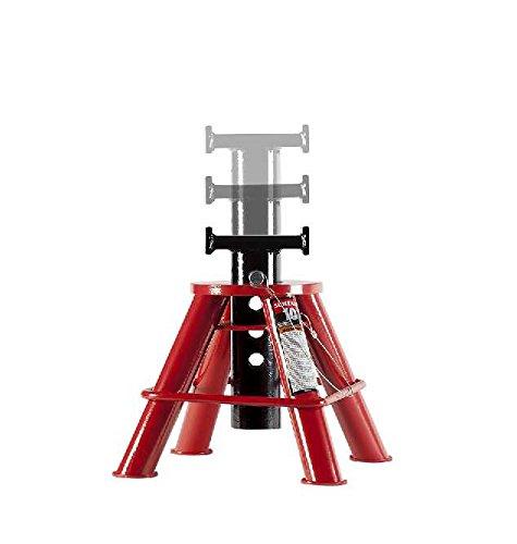 SUNEX TOOLS 1210 10-Ton Low Height Pin Type Jack Stands, Pair