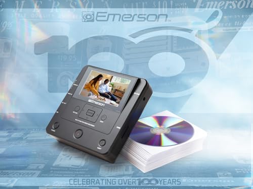 Emerson EMT-1200 Multimedia Recorder with 4.3-Inch LCD Screen: Record Videos, Music, and Photos from Phone to DVD, USB, or Memory Card - HD Media Output, App Integration, and Accessories Included