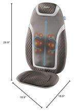 HoMedics Massage Cushion with Heat - Gentle Touch Portable, Adjustable Gel Massager