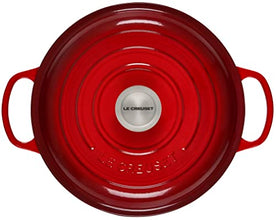 Le Creuset Enameled Cast Iron Signature Braiser, 2.25 qt., Cerise