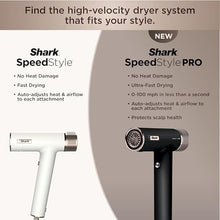 Shark SpeedStyle Pro Professional Performance High-Velocity Hair Dryer System with Scalp Shield and IQ Speed Styling & Drying Suite, Straight and Wavy Hair, Lightweight, Ionic, No Heat Damage, HD731