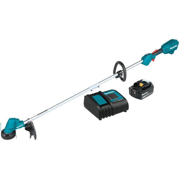 Makita XRU23SM1 18V LXT® Lithium-Ion Brushless Cordless 13" String Trimmer Kit (4.0Ah),Teal