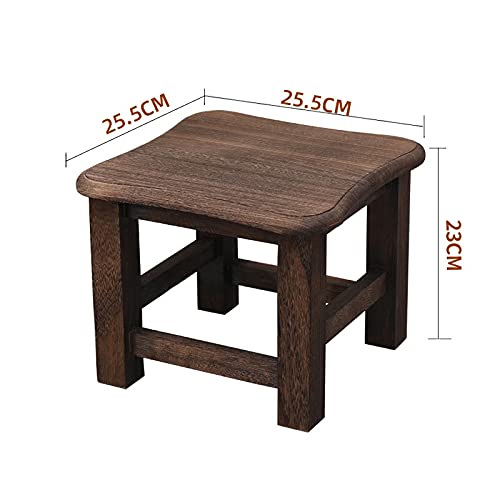 Wooden Spa Bath Stool Elderly Bath Assistance Seat Chair Works in Bathroom/Living Room/Bedroom/Garden Leisure Comfortable Safe Load-Bearing 150kg (Color : #2) (#1)