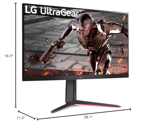 LG 32GN650-B Ultragear Gaming Monitor 32” QHD (2560 x 1440) Display, 165Hz Refresh Rate, 1ms MBR, HDR 10, sRGB 95% Color Gamut, AMD FreeSync – Black