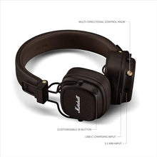 Marshall Major V On-Ear Bluetooth Headphone, Brown