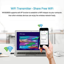 WEIWO Adapter Ethernet Dongle 600Mbps 5Ghz LAN Adapter PC Antena Receiver AC Network Card(D)