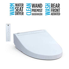 TOTO SW3083#01 WASHLET C5 Round Electronic Bidet Toilet Seat, C5Round, Cotton White