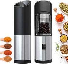 WJWJW Electric Pepper Grinder Gravity Sensing Home Bottle & Jar Black Pepper Granules Pepper & Sea Salt Powder Sesame Grinder