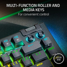 Razer BlackWidow V4 75% Mechanical Gaming Keyboard: Hot Swappable Design - Compact & Durable - Orange Tactile Switches - Chroma RGB - Roller & Media Keys - Wrist Rest Snap Tap - Black