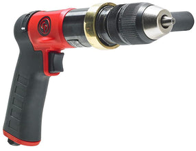 Chicago Pneumatic CP9288C - Air Power Drill, 1/2 Inch (13 mm), Keyless Chuck, Pistol Handle, 0.48 HP / 360 W, Stall Torque 16.2 ft. lbf / 22 NM, 600 RPM, Hand Drill, Power Tools & Home Improvement