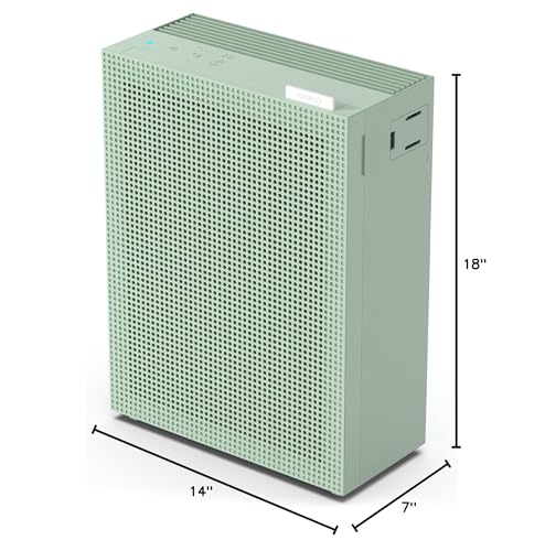 COWAY Air Purifiers for Home Bedroom up to 1,035ft² with Washable Filter, True HEPA Filter for Smoke, Pollen, Dander, Smell Air Purifier with Air Quality Monitor, Auto Mode, 3yr Warranty, 150, Green