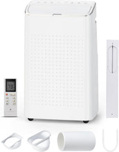 Takywep 15000 Btus Portable Air Conditioner, 3-in-1 Portable AC Unit with Remote Control, Cooling Up to 850 Sq. Ft, Portable Air Conditioners for Home Garage Office, Complete Window Mount Exhaust Kit