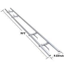 Nejoney 36-inch Chainsaw Mill and 9-FT Rail Mill Guide System,with Acrylic Board and 4 Tree Felling Wedges