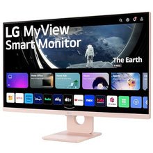 LG 27SR50F-P Smart Monitor 27-Inch FHD (1920x1080) IPS Display, webOS 23, HDR 10, x2 Built-in Speakers, AirPlay 2, Screen Share, Bluetooth, ThinQ App, Remote Control, Pink