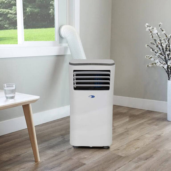 Whynter Portable Air Conditioner 10,000 BTU with Dehumidifier & Cooling Fan for 300 Sq. Ft. Rooms, Includes AC Unit Window Kit, ARC-102CS (7,000 BTU SACC), White