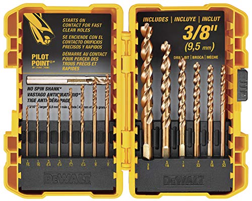 DEWALT 20V MAX* Cordless Drill/Driver Kit with Screwdriver/Drill Bit Set, 100-Piece (DCD771C2 & DWA2FTS100)