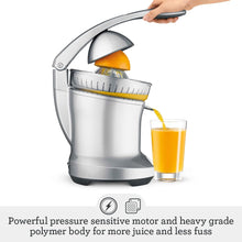 Breville BCP600SIL Citrus Press Motorized Juicer, Silver, One Size