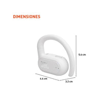 JBL SoundGear Sense - True Wireless Open-Ear Headphones, OpenSound Technology, Splash and dust Resistant, 4 mics for Crisp, Clear Calls, Up to 24 Hours of Battery Life, Plus Speed Charge (White)