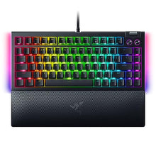 Razer BlackWidow V4 75% Mechanical Gaming Keyboard: Hot Swappable Design - Compact & Durable - Orange Tactile Switches - Chroma RGB - Roller & Media Keys - Wrist Rest Snap Tap - Black