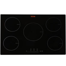 VEVOR Built-in Induction Electric Stove Top 30 Inch,5 Burners Electric Cooktop,9 Power Levels & Sensor Touch Control,Easy to Clean Ceramic Glass Surface,Child Safety Lock,240V