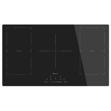 36 Inch Induction Cooktop 5 Boost Burners, Built-in Electric Stove Top Cooker with Double Flexi Zone, 9 Power Levels, Keep Warm Function, Timer, Child Safety Lock, 220-240V, 9000W