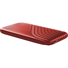 Western Digital 2TB My Passport SSD Portable External Solid State Drive, Red, Sturdy and Blazing Fast, Password Protection with Hardware Encryption - WDBAGF0020BRD-WESN