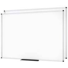 VIZ-PRO Dry Erase Board/Whiteboard, Non-Magnetic, Pack of 2, 6' x 4', Wall Mounted Board for School Office and Home