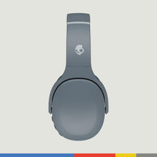 Skullcandy Crusher Evo Over-Ear Wireless Headphones with Sensory Bass with Charging Cable, 40 Hr Battery, Microphone, Works with iPhone Android and Bluetooth Devices - Grey