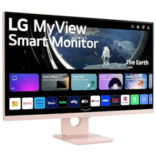 LG 27SR50F-P Smart Monitor 27-Inch FHD (1920x1080) IPS Display, webOS 23, HDR 10, x2 Built-in Speakers, AirPlay 2, Screen Share, Bluetooth, ThinQ App, Remote Control, Pink