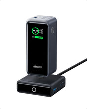 Anker Prime Power Bank 200W, 20,000mAh Portable Charger 3-Port with 100W Charging Base, Smart Digital Display, Compatible with iPhone 16/15/15 Plus/15 Pro/15 Pro Max/14 Series, MacBook, Samsung, Dell