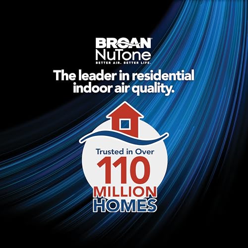 Broan-NuTone EVOLVE Premium Bathroom Exhaust Fan w/Continuous Run, 110-130-150 Selectable CFM