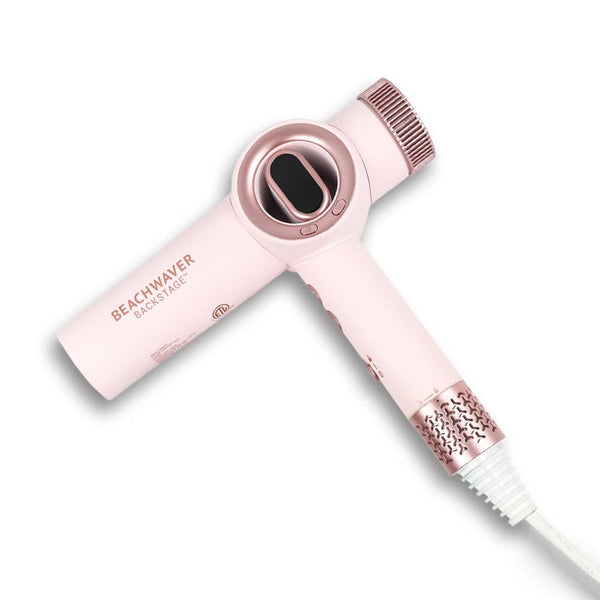 The Beachwaver Co. Backstage Hair Dryer - Pink Rosegold | Hair Styling Tools, Lightweight & Portable Blow Dryer | BWBSD02