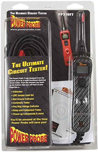 Power Probe III Clamshell - Carbon Fiber Print (PP3CSCARB) [Car Diagnostic Test Tool, Digital Volt Meter, AC/DC Current Resistance, Circuit Tester]