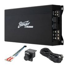 STINGER Audio MT-1000.5 1200 Watt RMS 5-Channel Car Audio Amplifier, Class D, Hexfet Mosfet, Crossover High-Pass/Low-Pass Filter, Subsonic Filter, Remote Subwoofer Bass Knob, Bass Boost Q