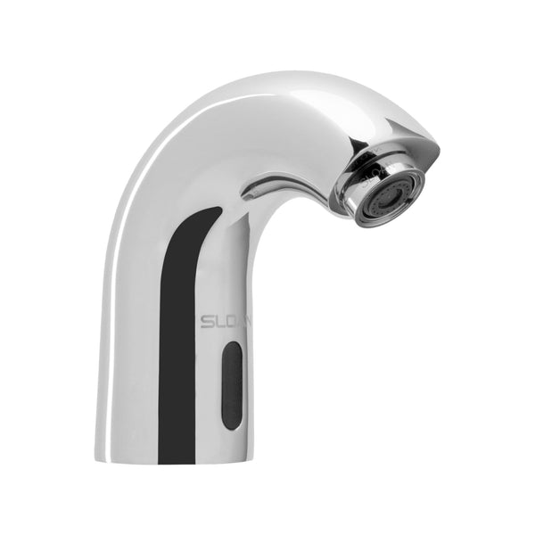 Sloan SF-2150 Sensor Activated Touch-Free Faucet, Commercial Grade with Mounting Hardware - 0.5GPM Battery-Powered Deck-Mounted Low Body, Polished Chrome Finish, 3362102