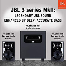 JBL Professional 305P MkII 5-Inch 2-Way Powered, Active Monitor Speakers for Near Field Music Production, Studio Monitor, Desktop Computer, Hi-Fi Audio. Sold as Pair, Black