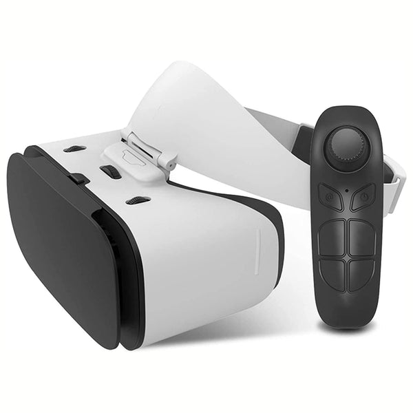 XIXIDIAN VR Glasses, Mobile Phone Dedicated 3D Glasses Virtual Reality Headset Game Movie Equipment, All-in-one VR Games Headset Detachable Split Design Soft & Comfortable