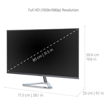 ViewSonic VX3276-MHD 32 Inch 1080p Widescreen IPS Monitor with Ultra-Thin Bezels, Screen Split Capability HDMI and DisplayPort