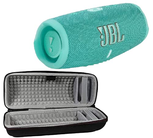 JBL Charge 5 - Portable Bluetooth Speaker with Exclusives Hardshell Travel Case, IP67 Waterproof and USB Charge Out (Teal)