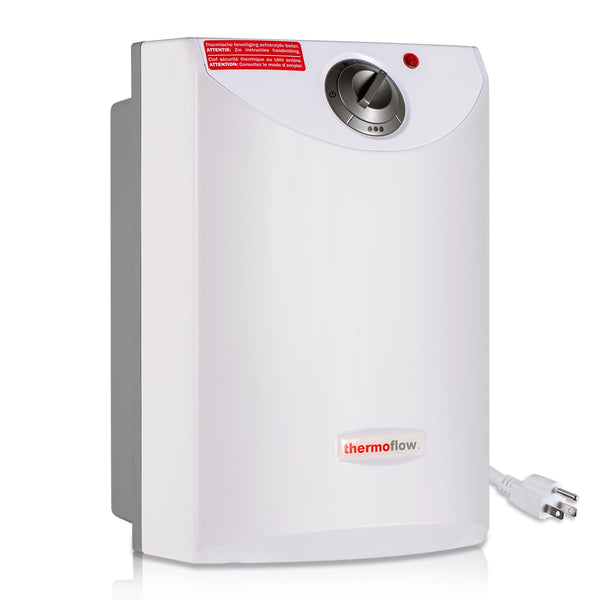 Thermoflow Electric Mini Tank Water Heater, 4.0 Gallon 120V Corded Under Sink Small Hot Water Heater for Point of Use Instant Hot Water