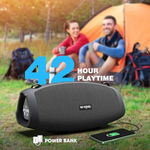 W-KING Portable Loud Bluetooth Speaker Wireless,120W PEAK Waterproof Outdoor Speakers Party Boombox 2 Subwoofer, Triple Passive Radiators-70W Omnidirectional HiFi Deep Bass/42H/PowerBank/TF/AUX/Opener