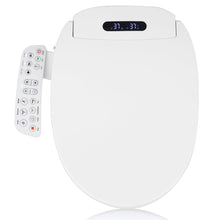 TooCust Bidet Toilet Seat Elongated - Electronic Heated Bidet Toilet Seat with Dryer and Warm Water, Temperature Controlled Wash, Smart Touch Panel, Nightlight, Elongated Toilet Seat Slow Close