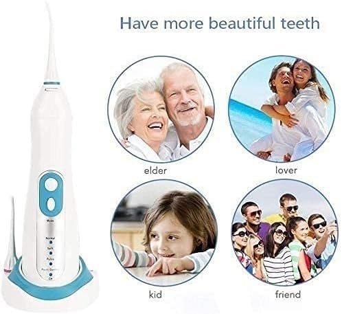 Lsrwhnyy Water Flosser Cordless for Teeth, Professional Dental Oral Irrigator, Portable and Rechargeable IPX7 Waterproof Teeth Cleaner for Home Travel, Braces and Bridges Care, 135ML Water Tank