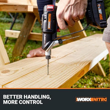 WORX Nitro 20V SwitchDriver 2.0 with 85 pc Accessory Kit, 2-in-1 Brushless Cordless Drill Driver, Drill Set Rotatable Dual 1/4