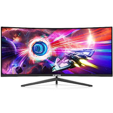 Sceptre 34-Inch Curved Ultrawide WQHD Monitor 3440 x 1440 R1500 up to 165Hz DisplayPort x2 99% sRGB 1ms Picture by Picture, Machine Black 2023 (C345B-QUT168)