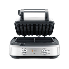 Breville 4 Slice the Smart Waffle, 12.25 x 12.25 x 5.75 inches, Brushed Stainless Steel